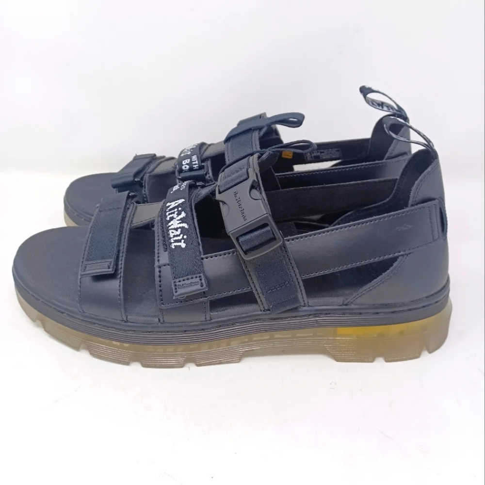 DE. Marten's Pearson Translucent sole Chunky Lug Strappy Sandals - Picture 3 of 11